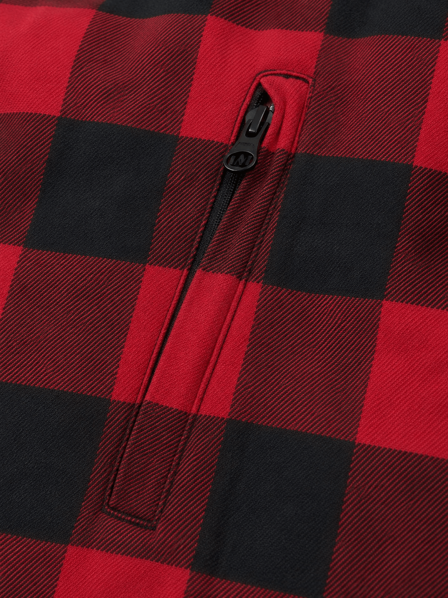 Campera NTO Kurt Hombre Negro / Rojo